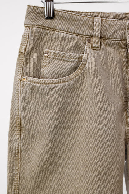 Brunello Cucinelli Tan Denim Monilo The Boyish Jeans