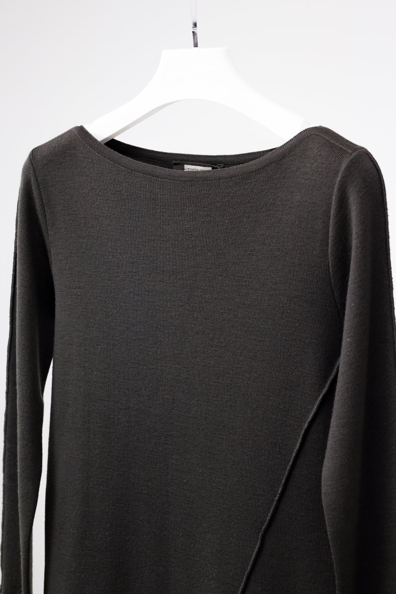 Annette Gortz AW/12 Flory Grey Asymmetrical Wool Sweater