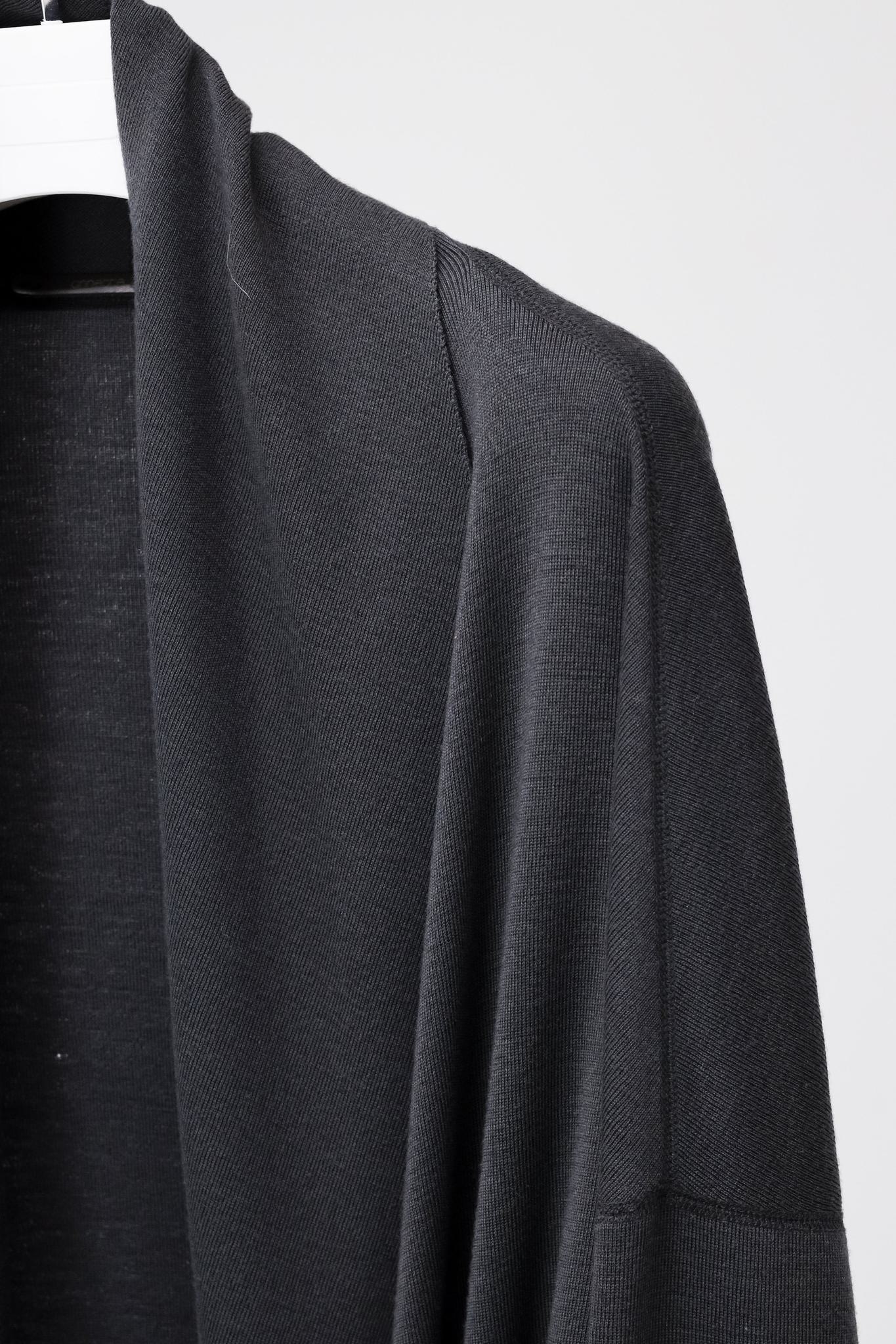 Annette Gortz Kubi AW/14 Leather Trim Grey Tie Cardigan