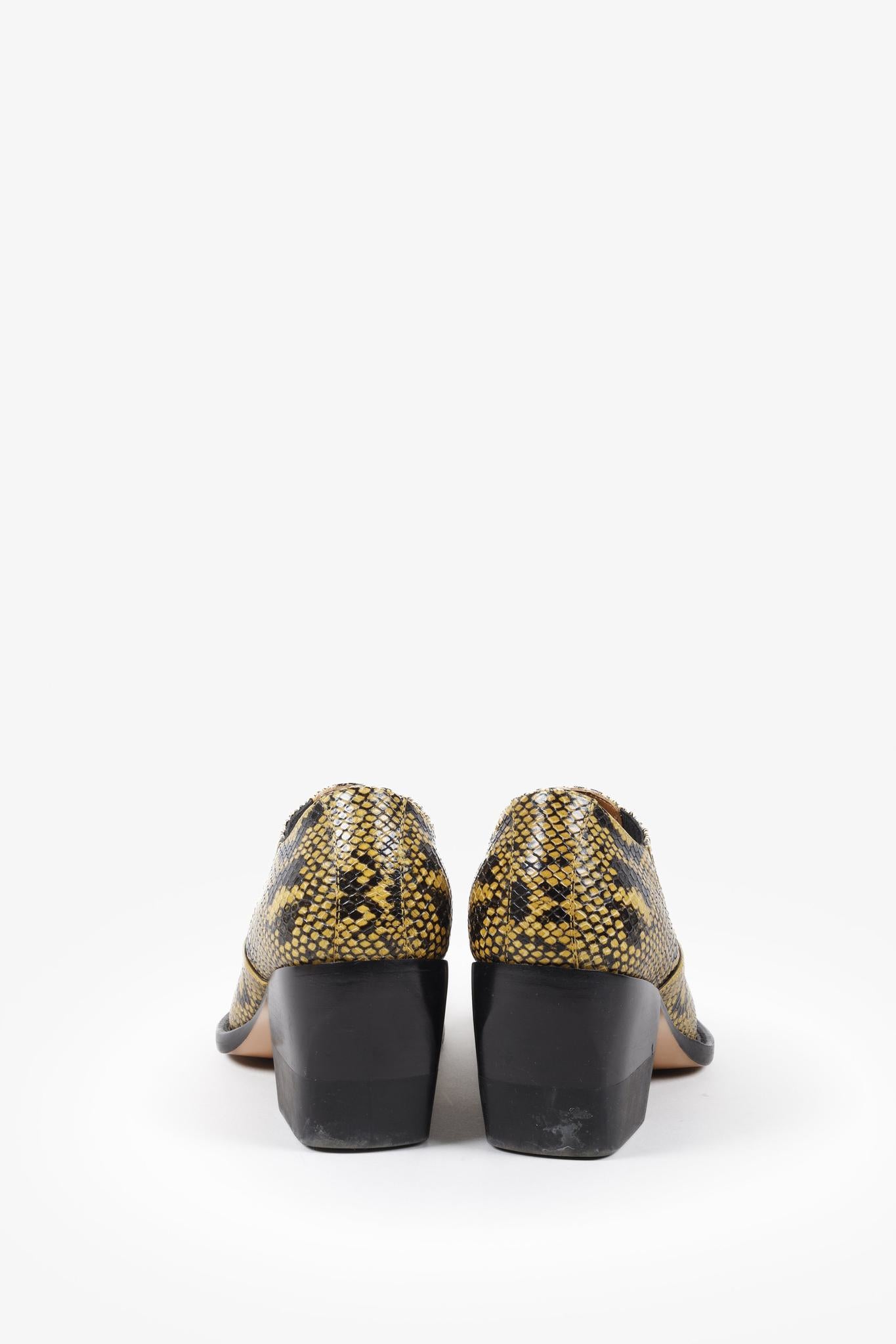 Chloé Rylee Short Python Boots