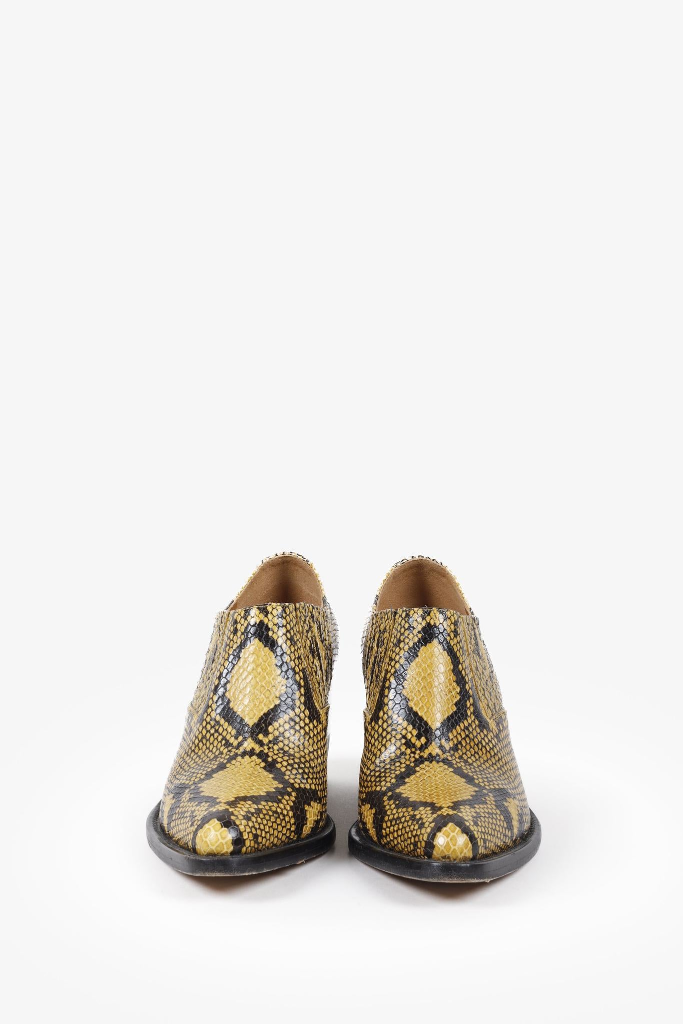 Chloé Rylee Short Python Boots