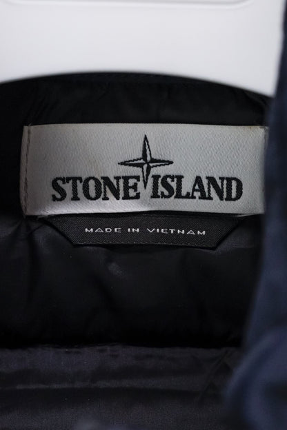 Stone Island Navy Micro Reps Down Vest