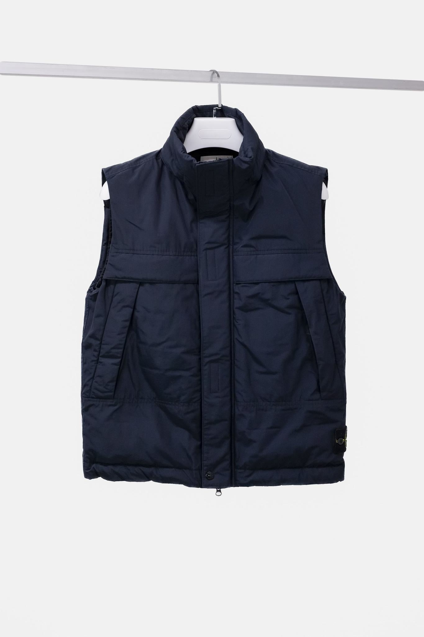 Stone Island Navy Micro Reps Down Vest