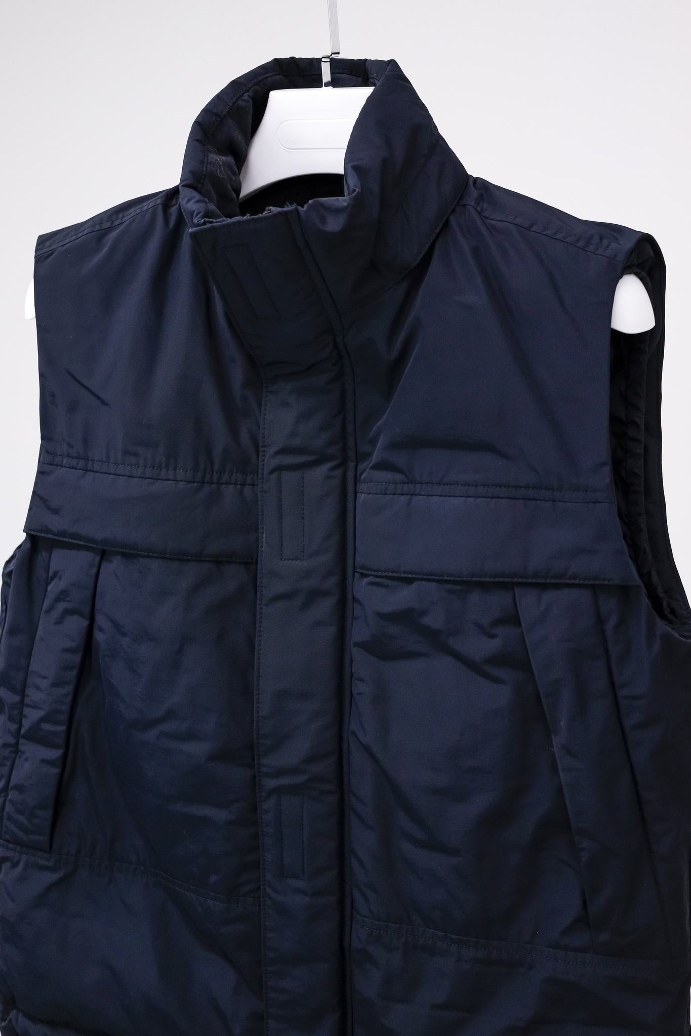 Stone Island Navy Micro Reps Down Vest