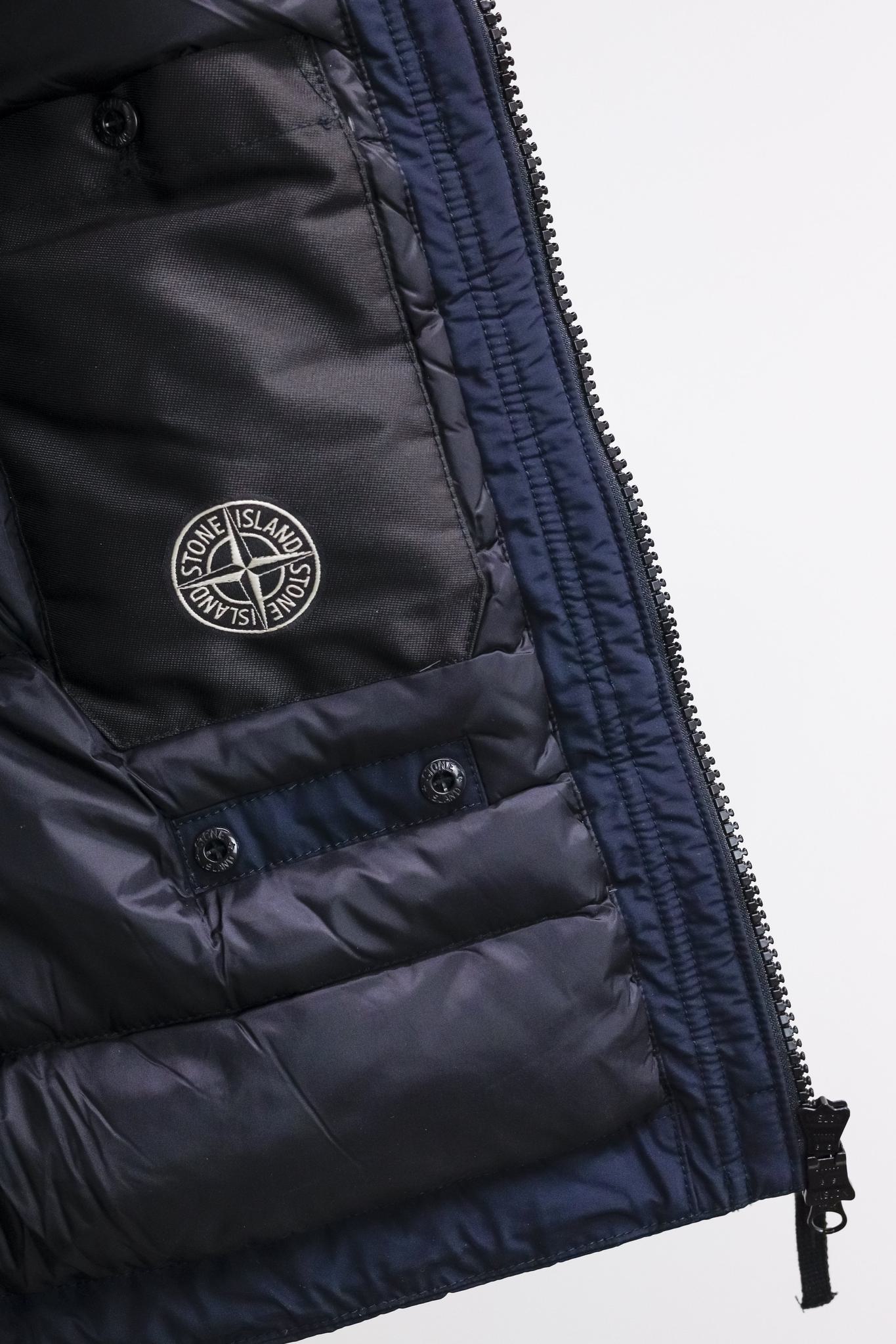 Stone Island Navy Micro Reps Down Vest