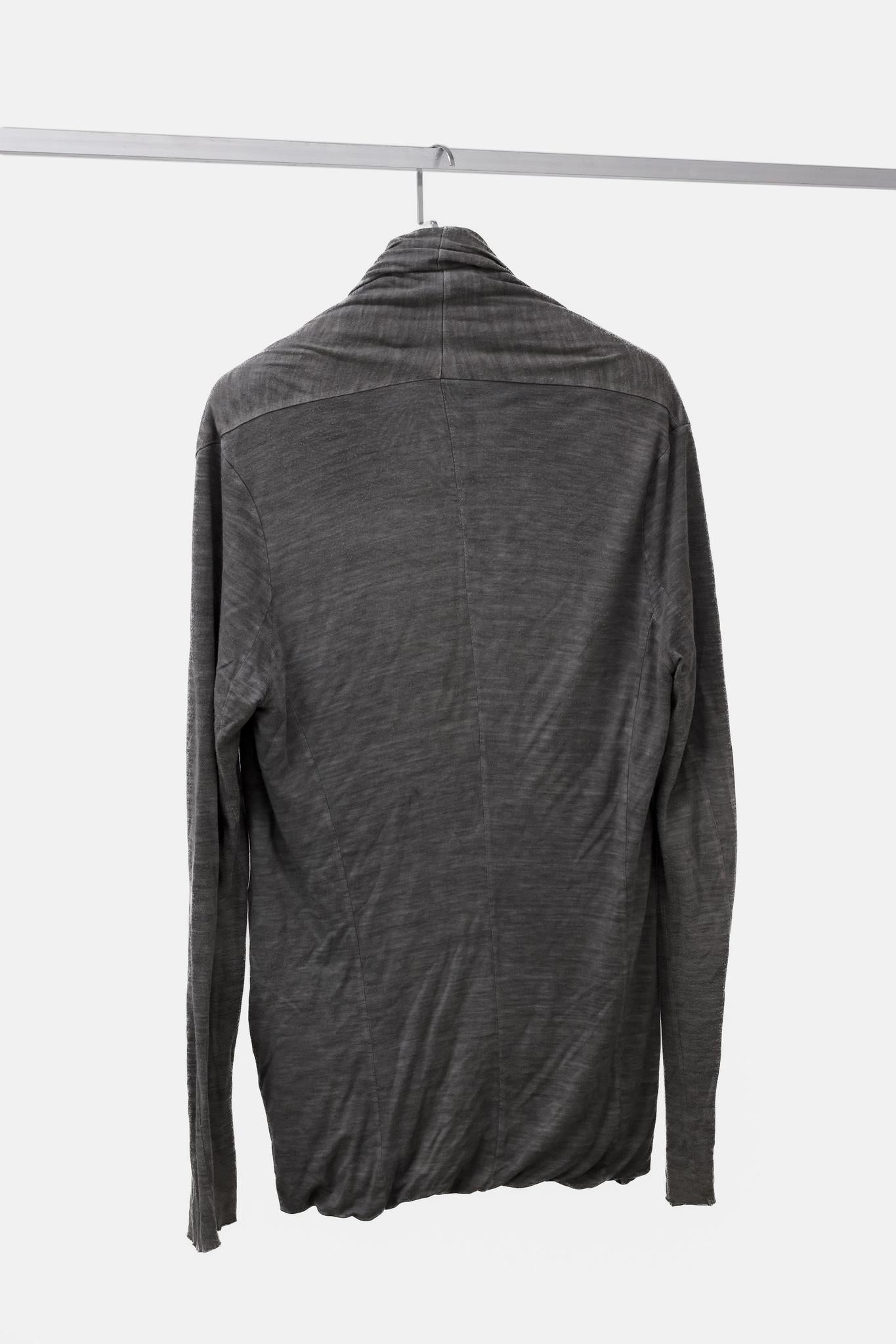 Attachment Kazuyuki Kumagai Grey Stole Cardigan