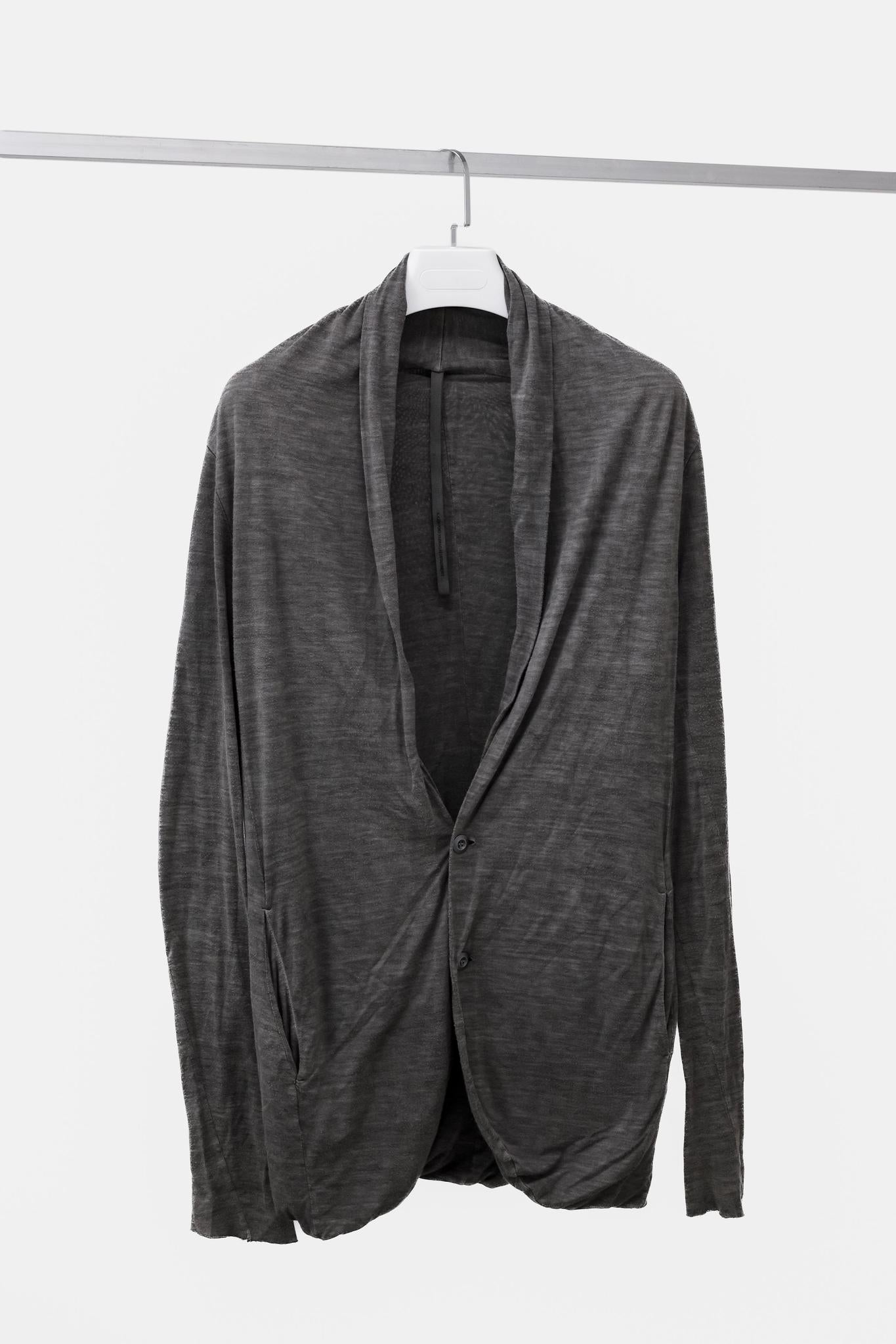 Attachment Kazuyuki Kumagai Grey Stole Cardigan