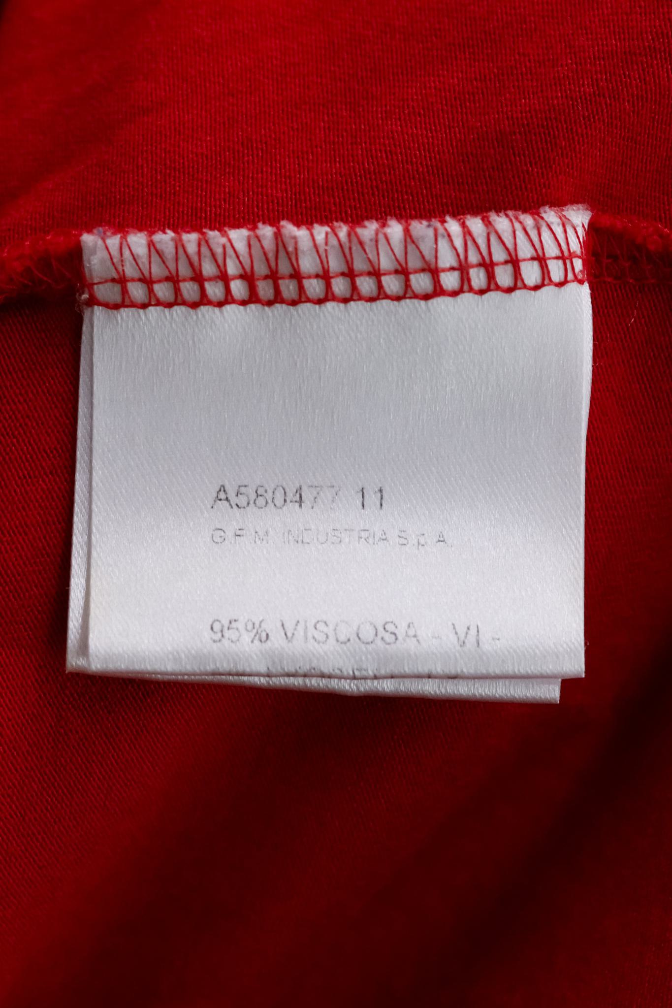 Vivienne Westwood Anglomania Red Cawl Neck Tank