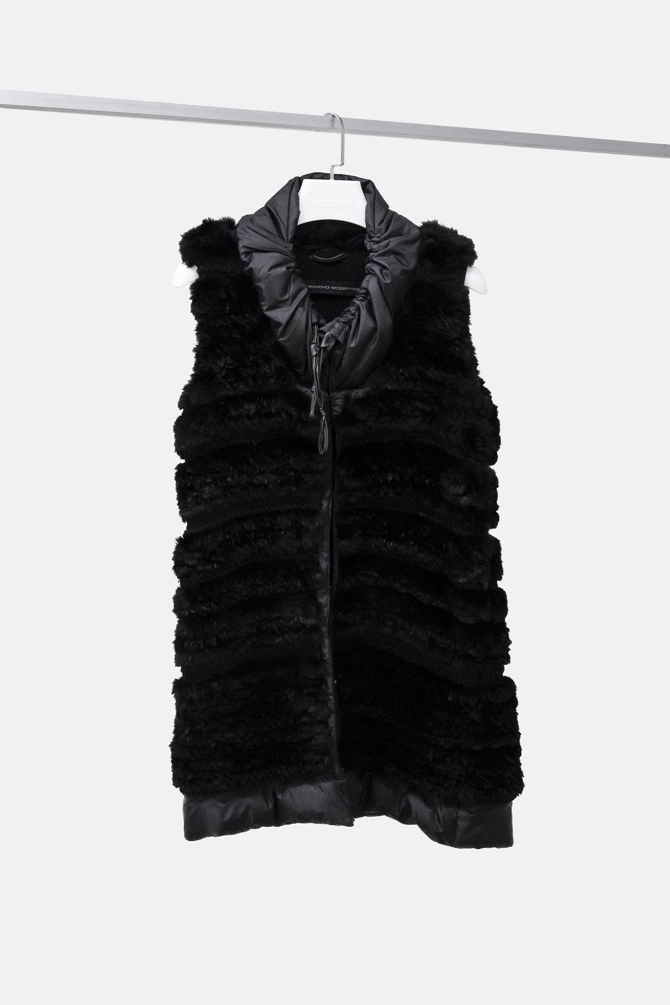 Ermanno Scervino Rabbit Fur Vest