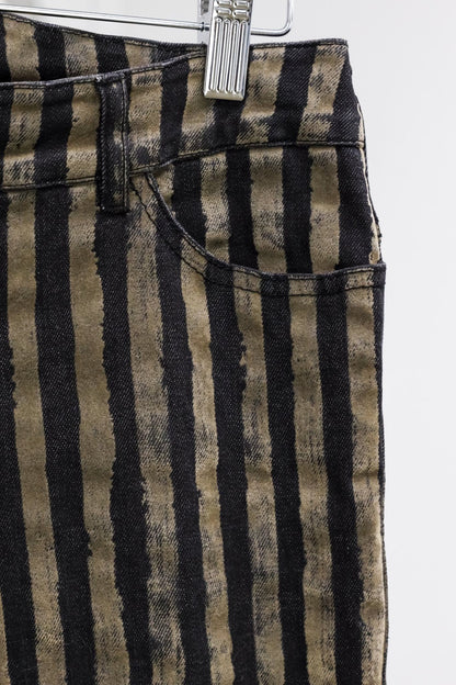 Annette Gortz Crime Brown Stripe Printed Jeans