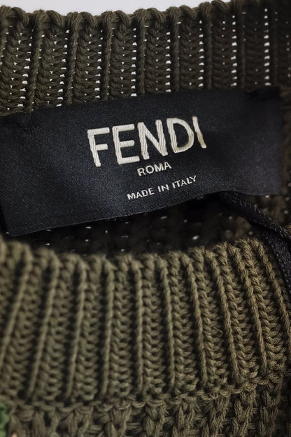 Fendi Patchwork Knit Sweater