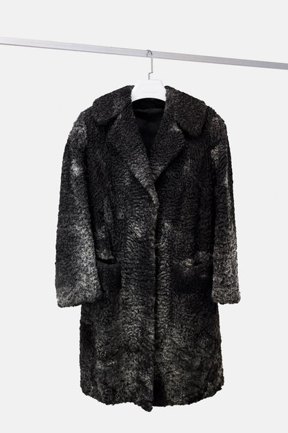 Grey Spotted Persian Lamb Coat