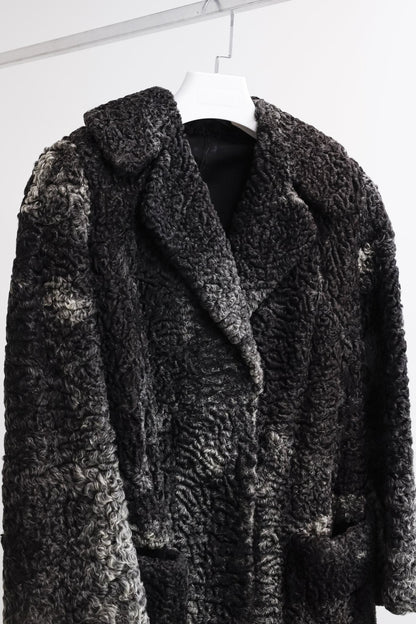 Grey Spotted Persian Lamb Coat