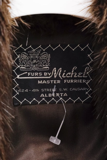 Furs by Michael Brown and Ivory Long Beaver Coat