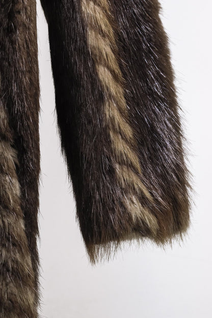 Furs by Michael Brown and Ivory Long Beaver Coat