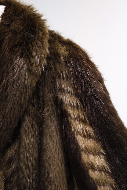 Furs by Michael Brown and Ivory Long Beaver Coat