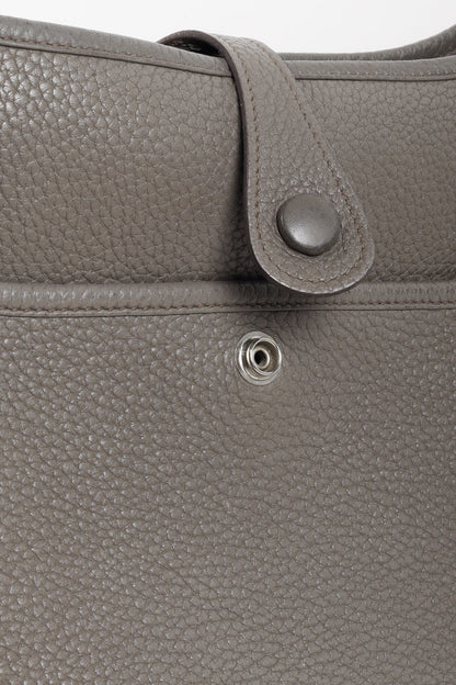 Hermès Evelyne III PM Etoupe Clemence Leather