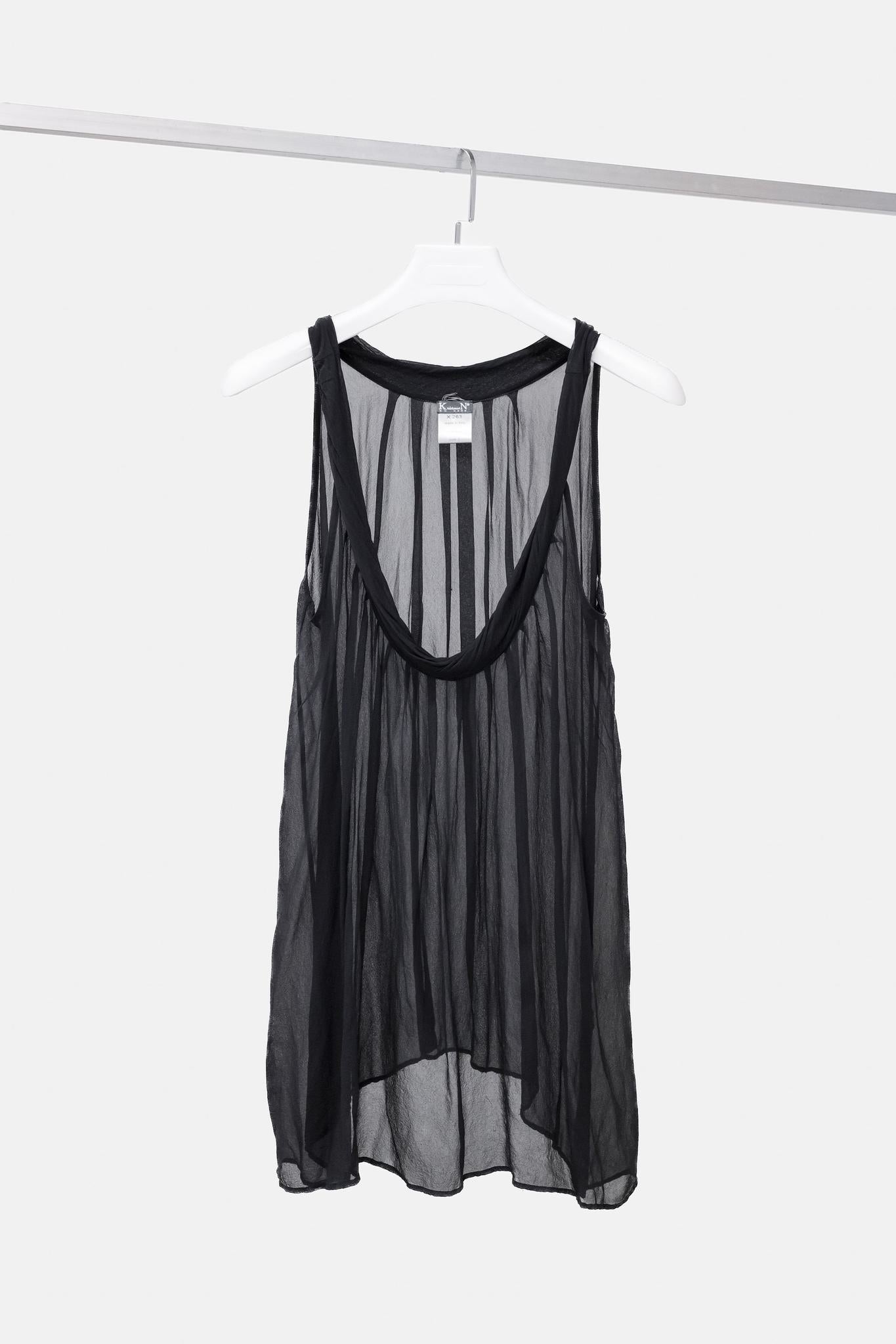 Kristensen Du Nord Black Sheer Tank