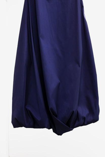 Sarah Pacini Purple Sleeveless Bubble Hem Dress