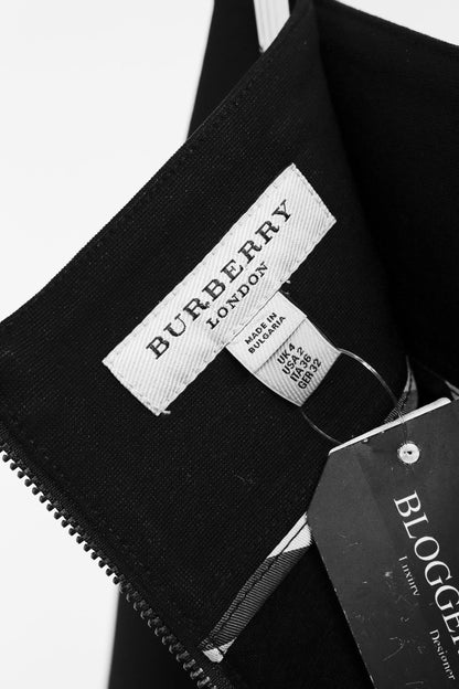 Burberry Black Stretch Pencil Skirt