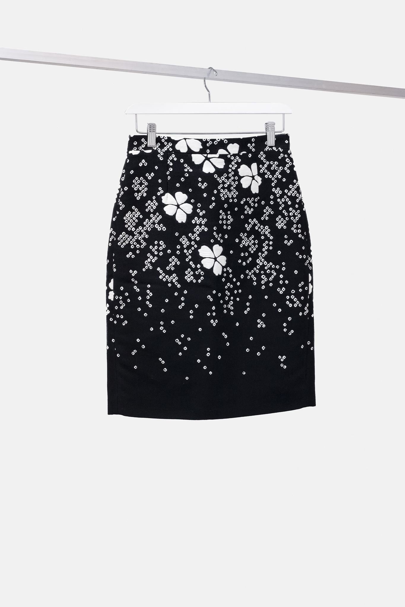 Dsquared Floral Jacquard Pencil Skirt