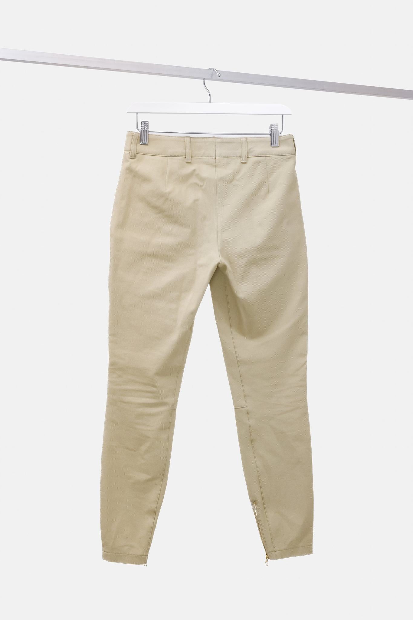 Escada Tavora Khaki Slim Twill Pants