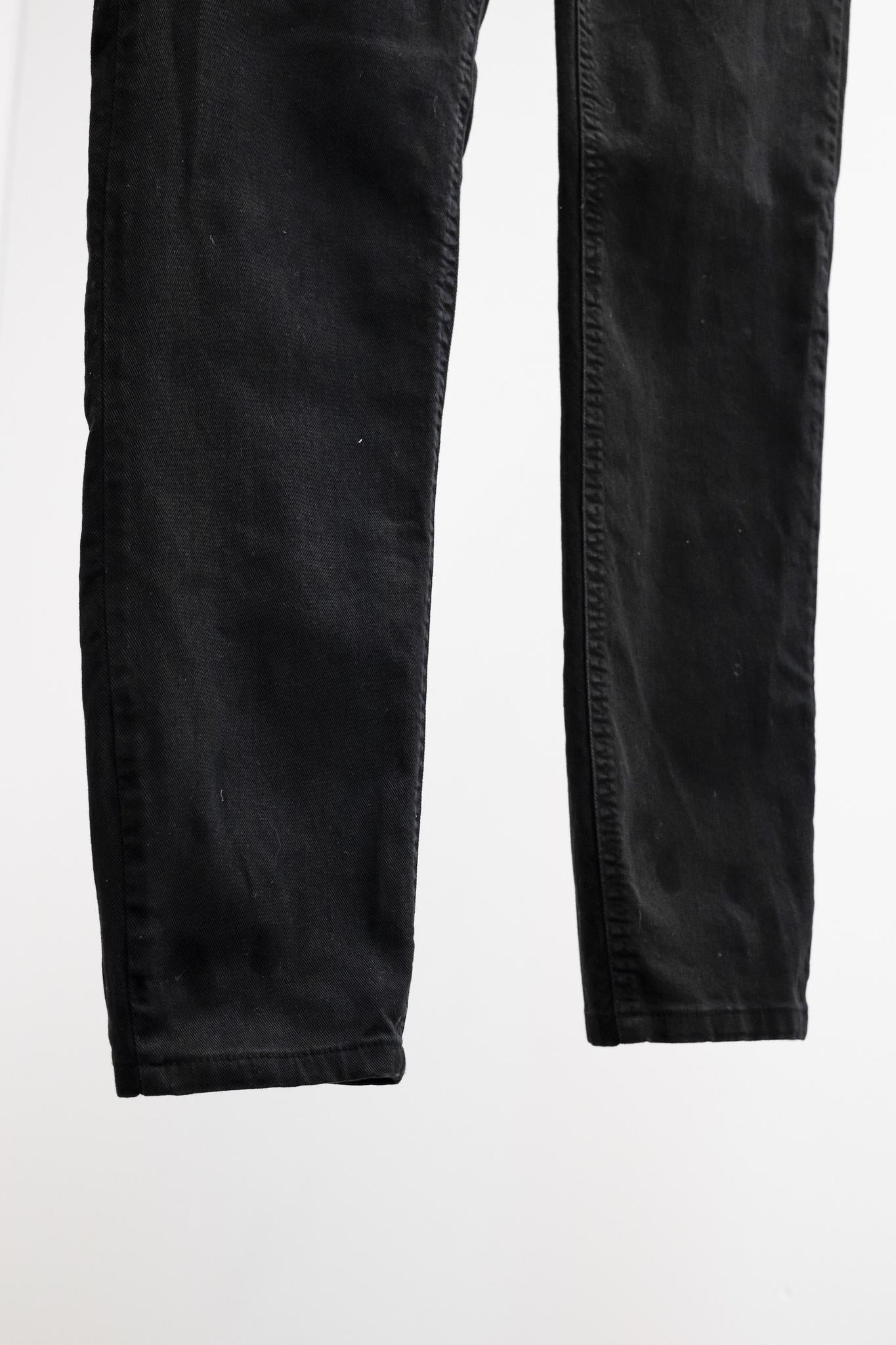 Roberto Cavalli Snake Charm Black Skinny Jeans