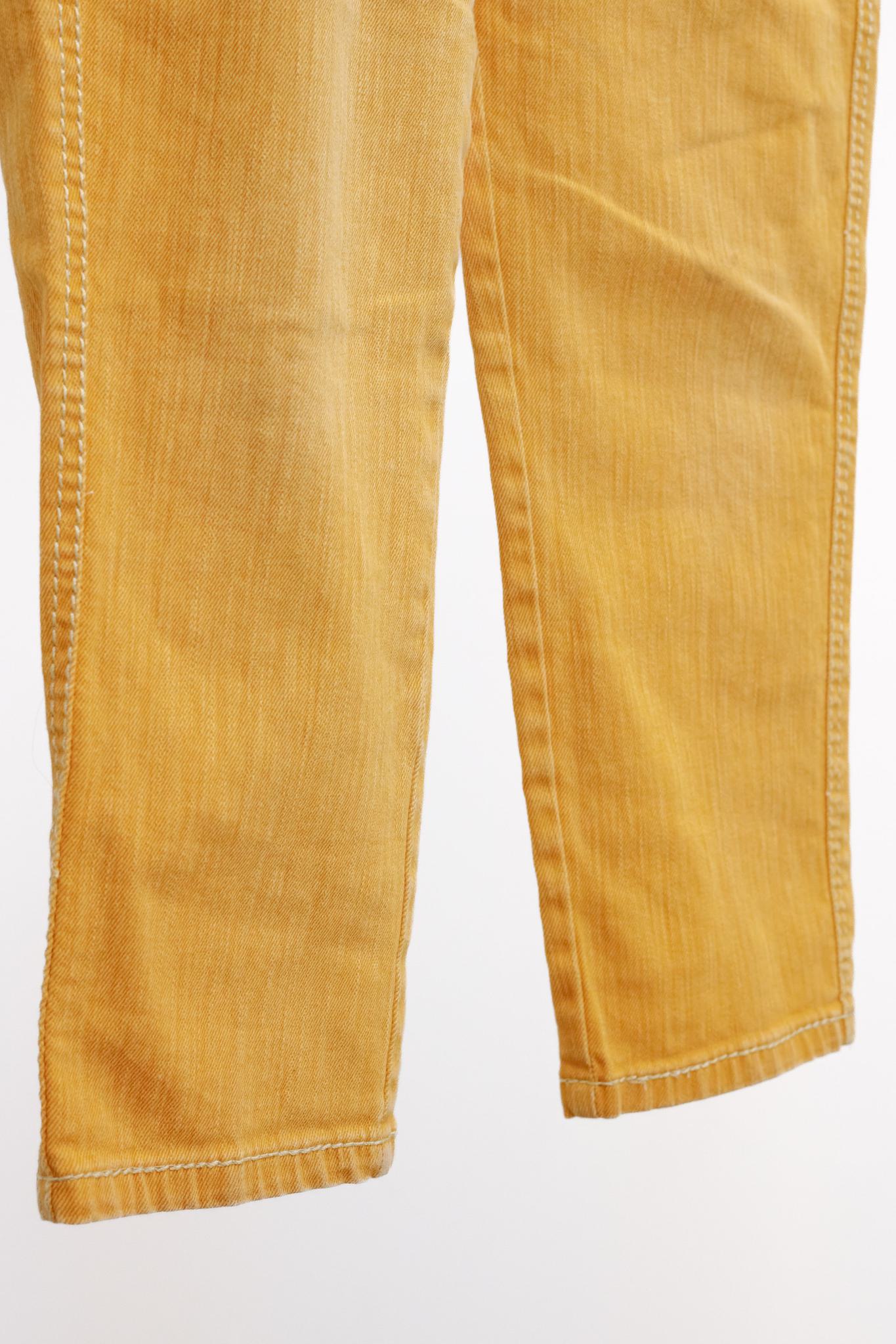 Roberto Cavalli Orange Cropped Denim Jeans