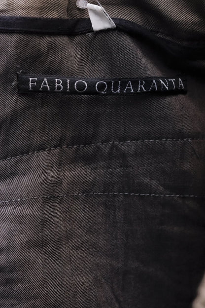 Fabio Quaranta Cotton Twill Trousers