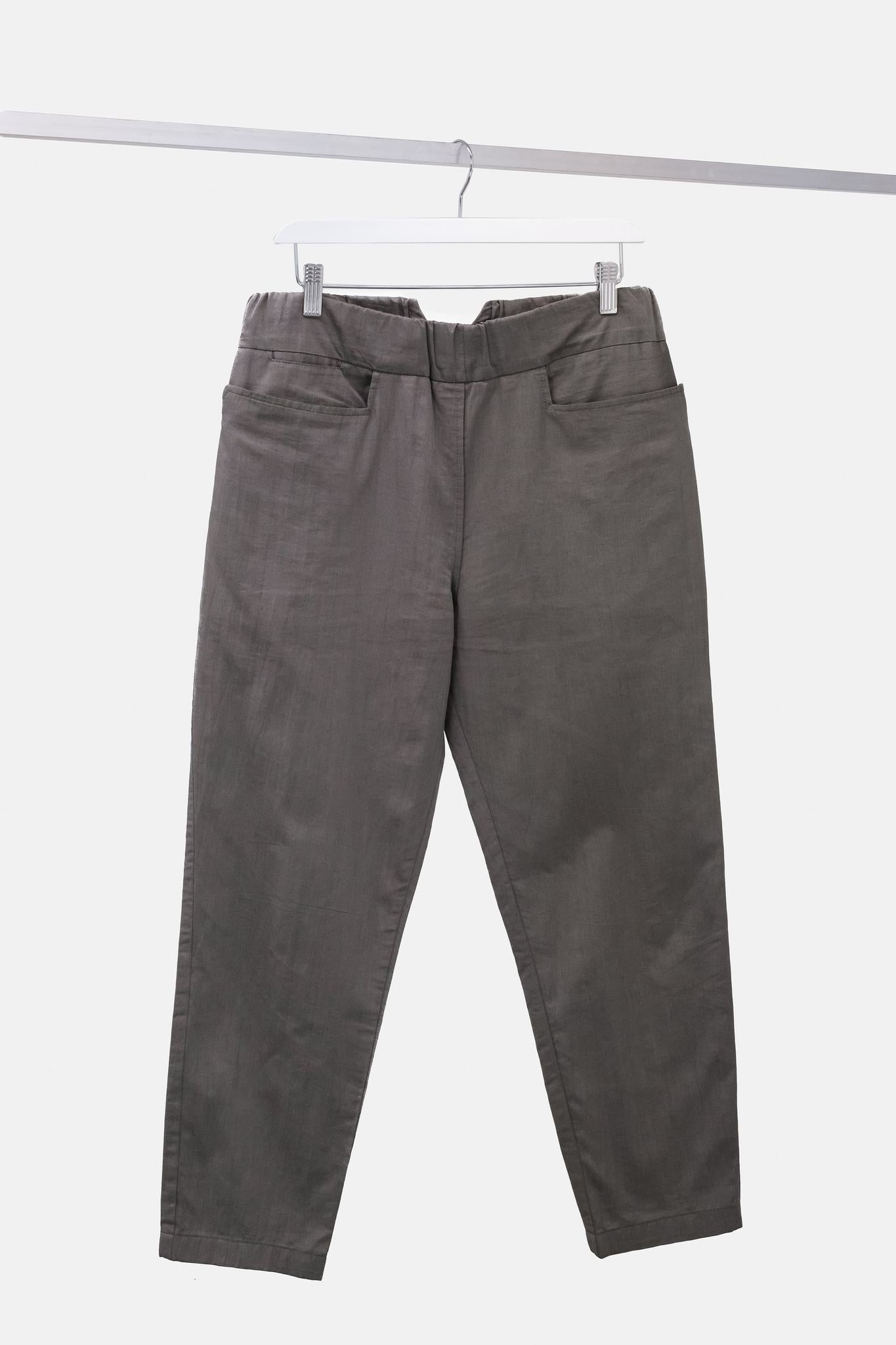 Fabio Quaranta Cotton Twill Trousers