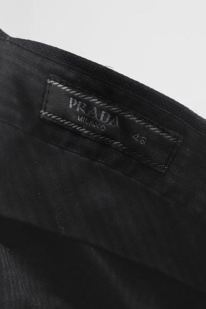 Prada Wool Navy Trousers