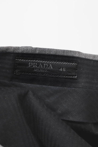 Prada Grey Slim Trousers