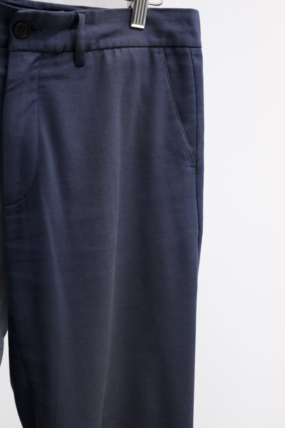 Raf by Raf Simons Steel Blue Cotton Trousers