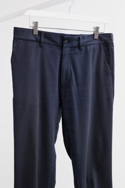 Raf by Raf Simons Steel Blue Cotton Trousers