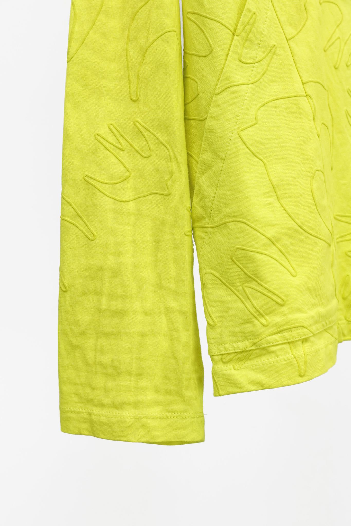 McQ by Alexander McQueen Neon Yellow Swallow Sweatshirt