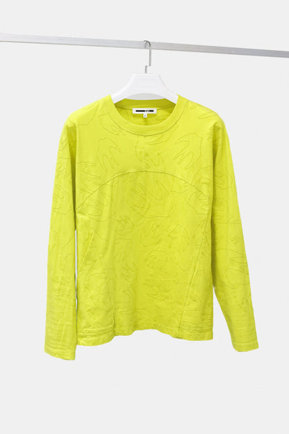 McQ by Alexander McQueen Neon Yellow Swallow Sweatshirt