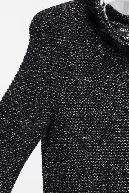 Chanel Fall 2010 Grey Tweed Sweater Dress