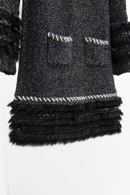 Chanel Fall 2010 Grey Tweed Sweater Dress