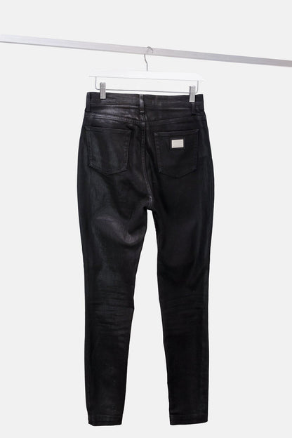 Dolce & Gabbana Denim 'Grace' Waxed Jeans