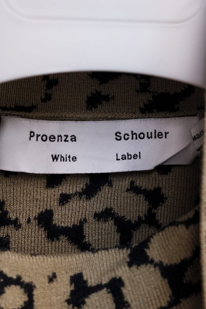 Proenza Schouler White Label Dot Jacquard Turtleneck