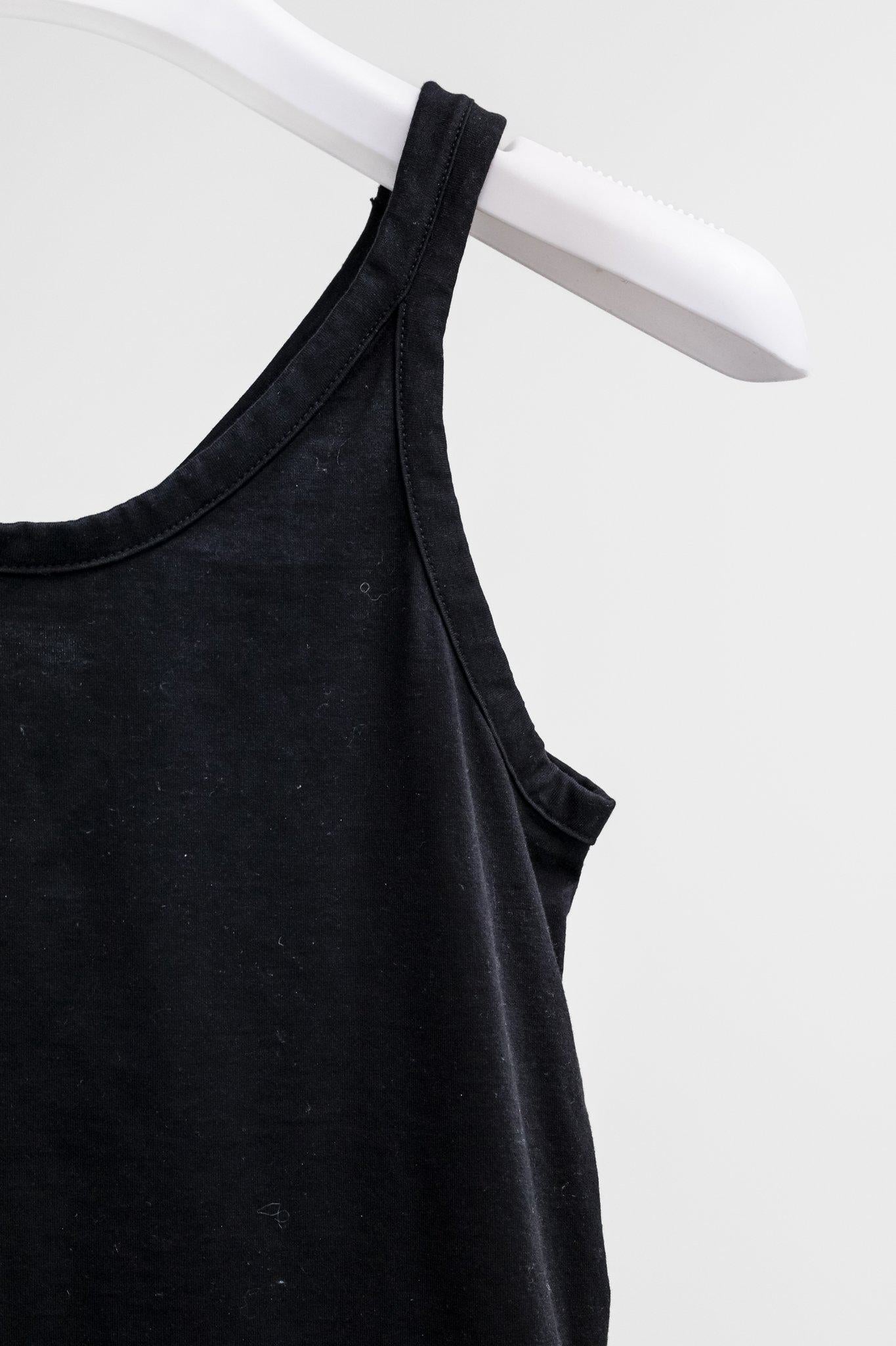 Y-3 Black Cotton Tank