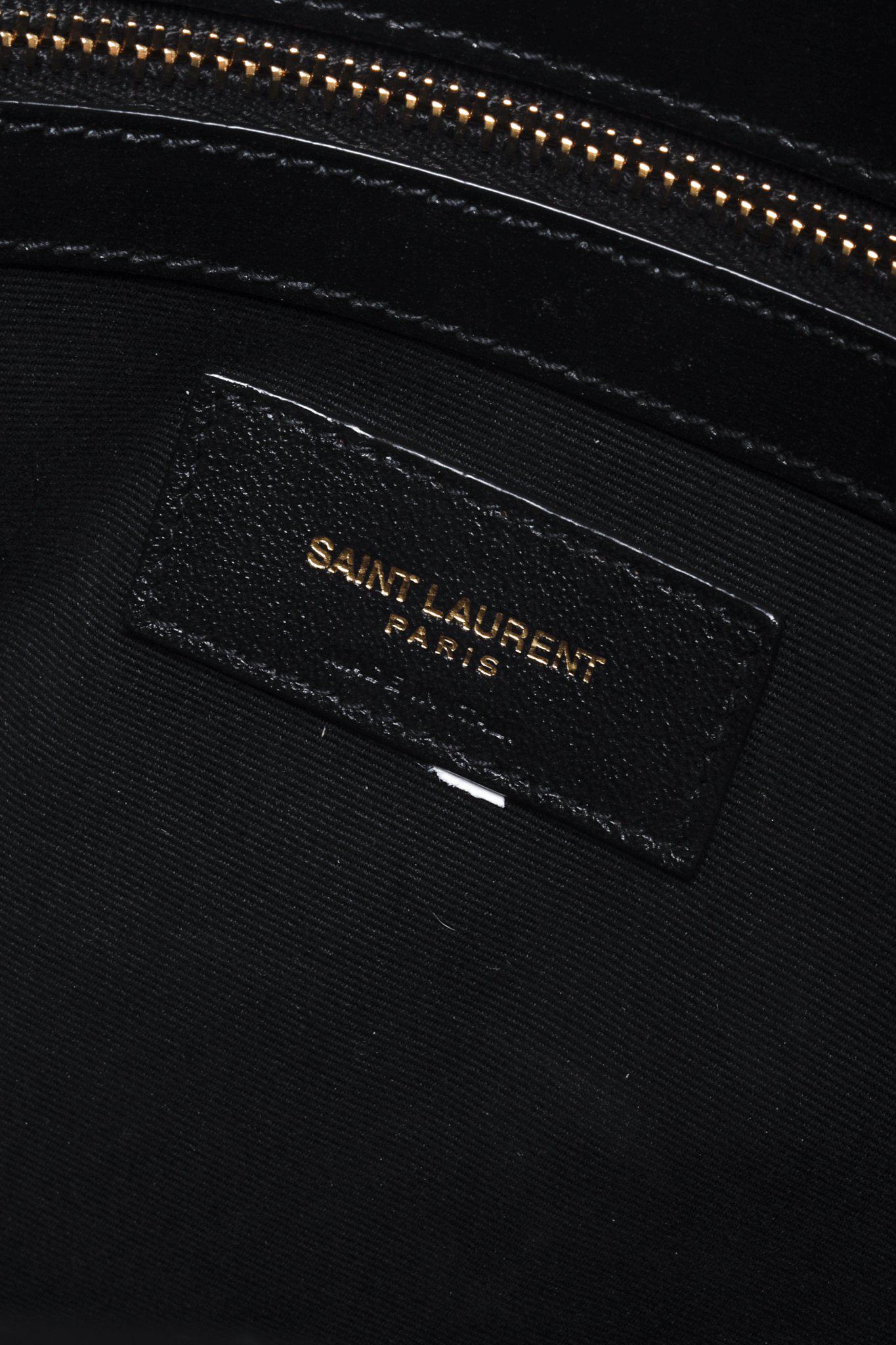 Saint Laurent 2019 Manhattan Medium Black Leather Tote