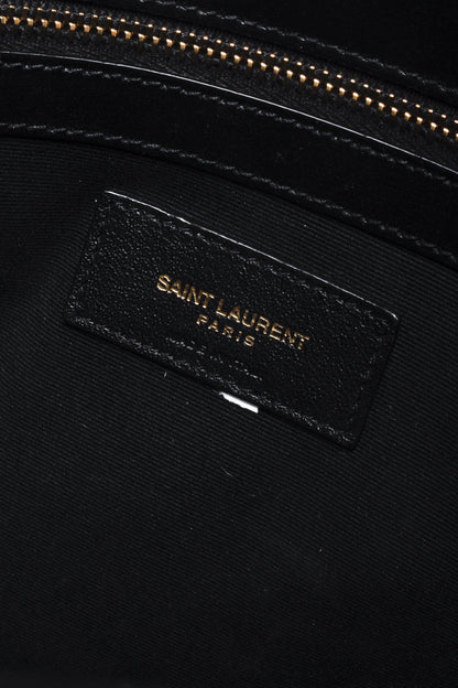 Saint Laurent 2019 Manhattan Medium Black Leather Tote