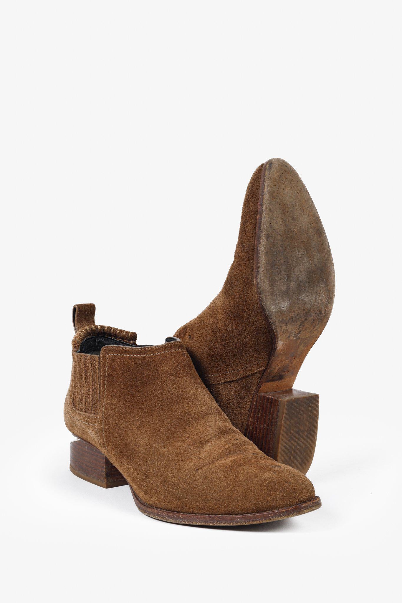 Alexander Wang Brown Suede Kori Boot