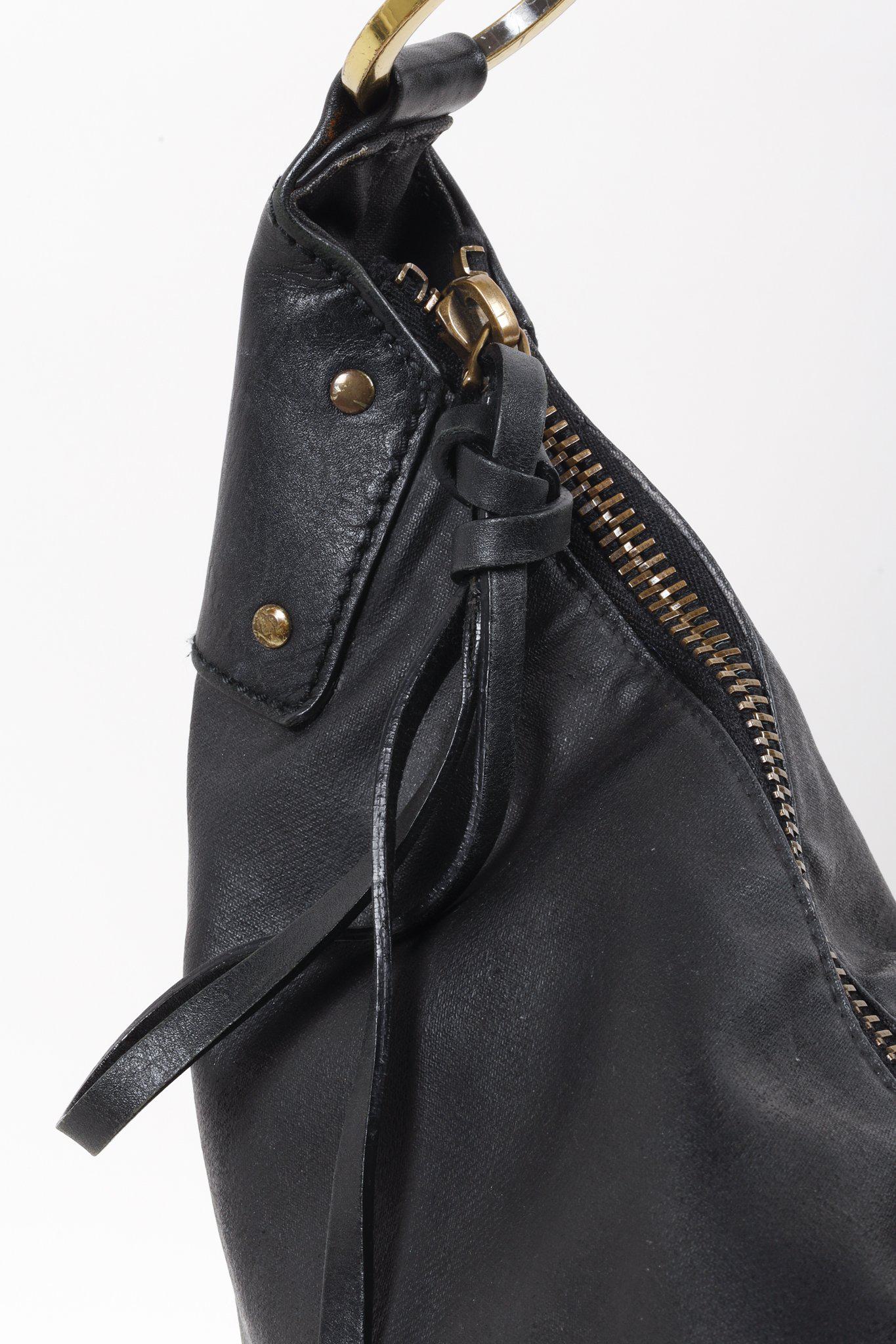 Gucci Black Half-Moon Hobo Shoulder Bag