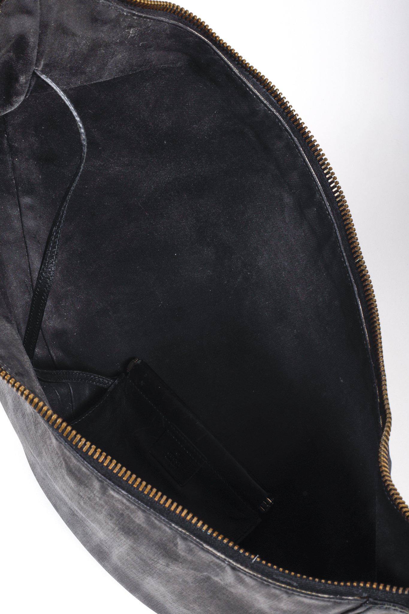 Gucci Black Half-Moon Hobo Shoulder Bag