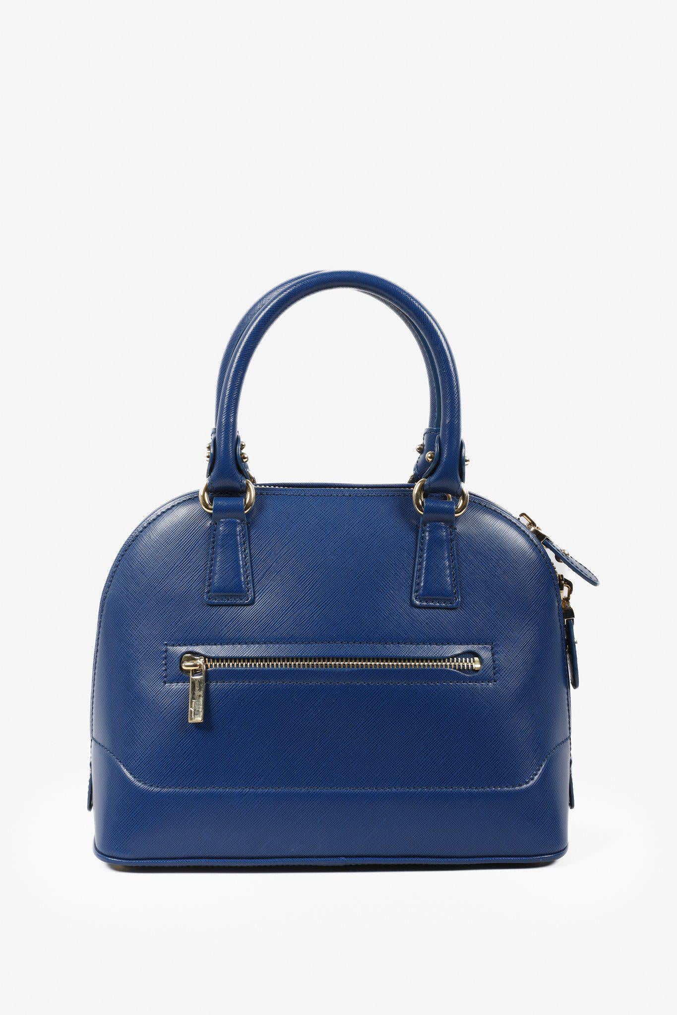 Salvatore Ferragamo Sapphire Darina Mini Satchel Bag