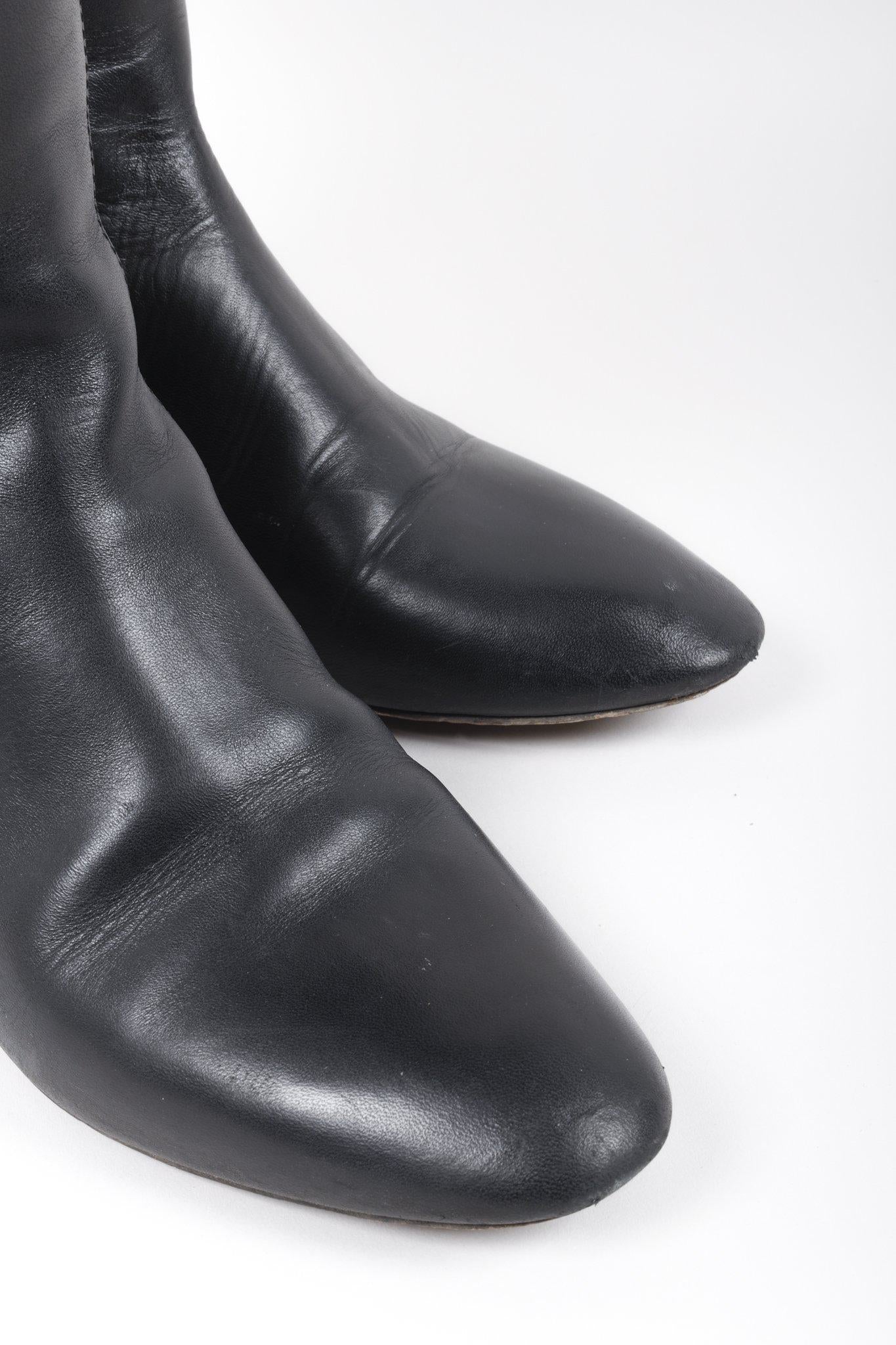 Chloe Dory Black Tall Flat Riding Boots