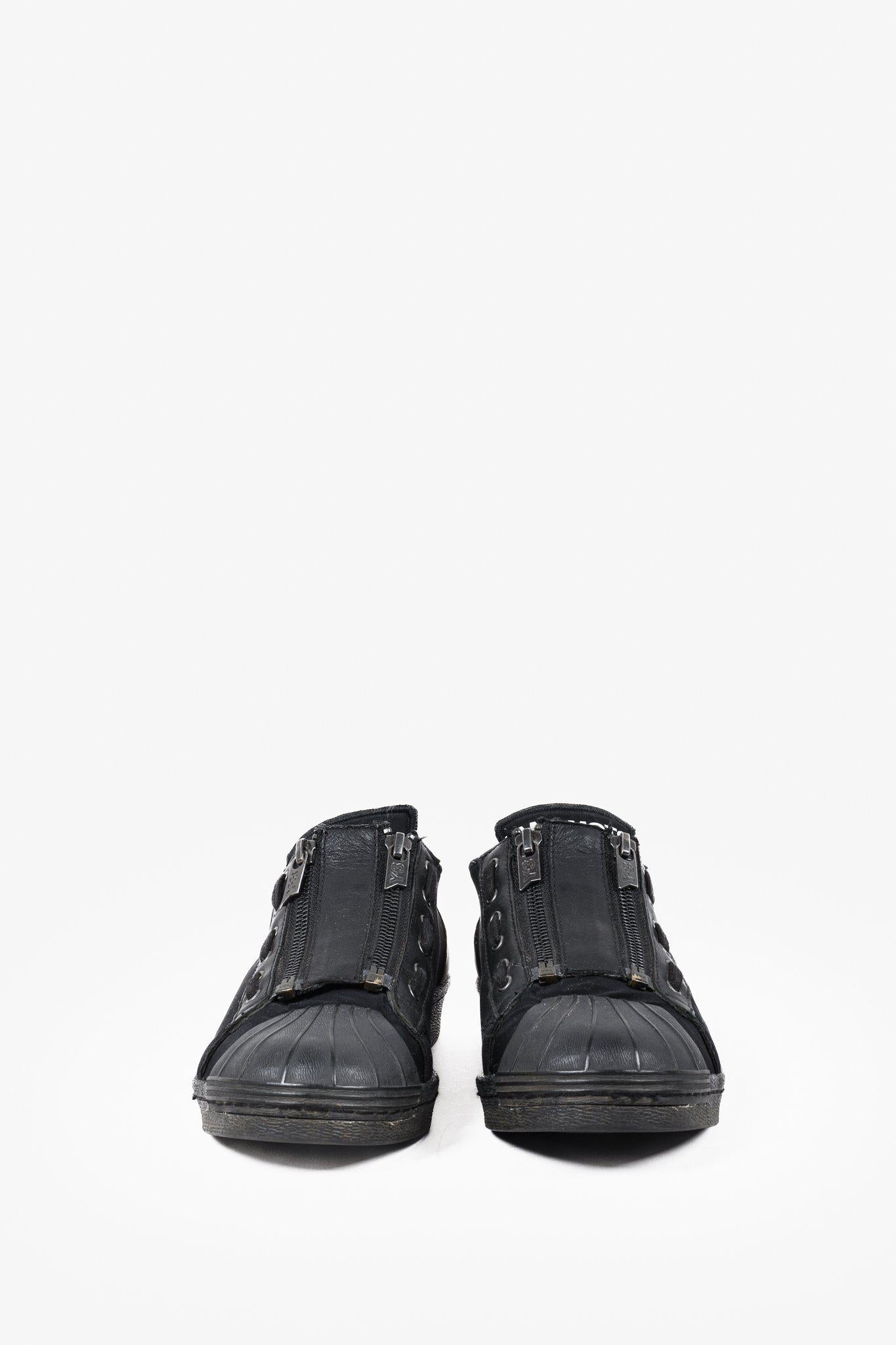 Adidas x Yohji Yamamoto Y-3 Super Zip Black Sneakers