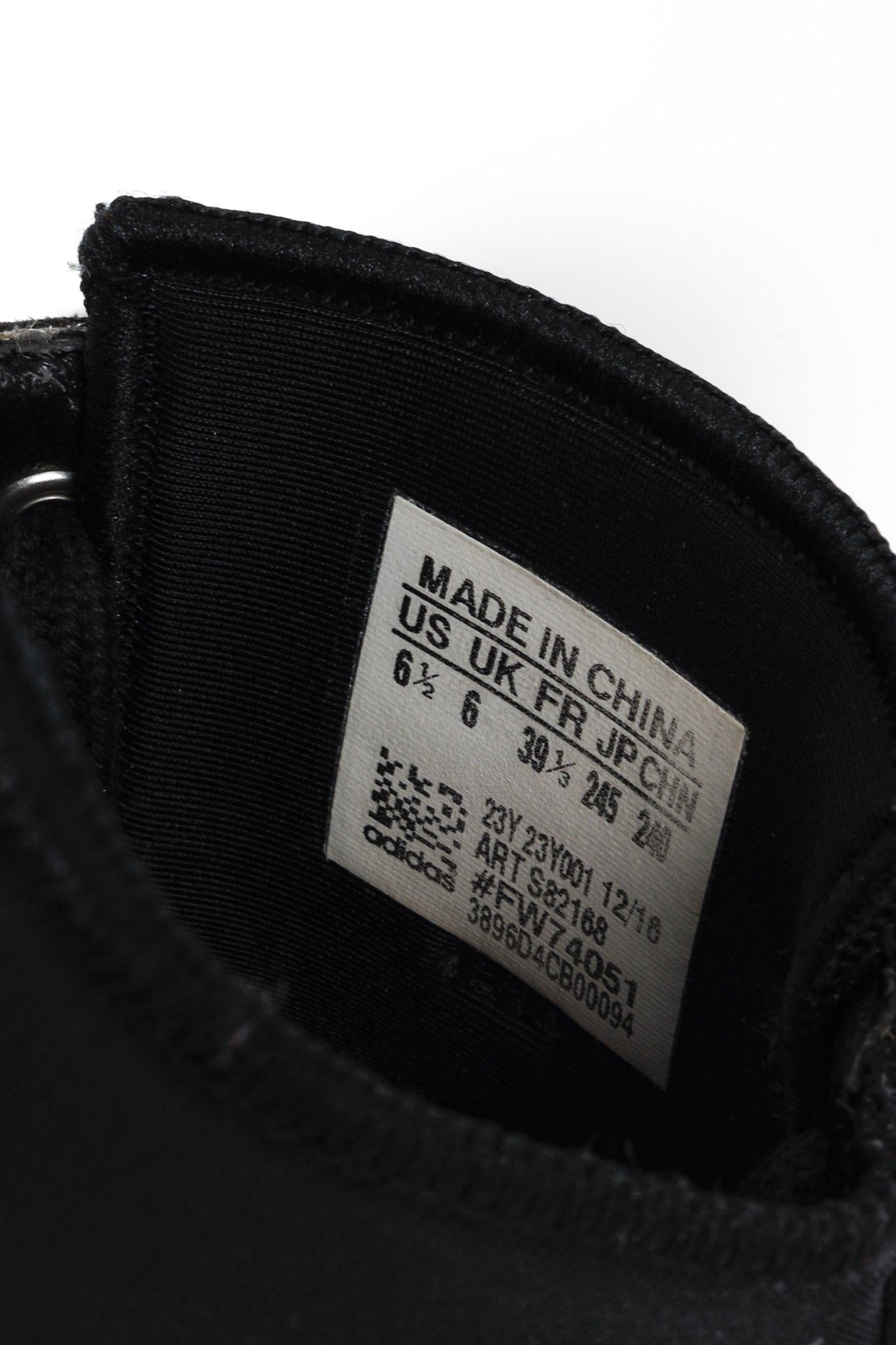 Adidas x Yohji Yamamoto Y-3 Super Zip Black Sneakers